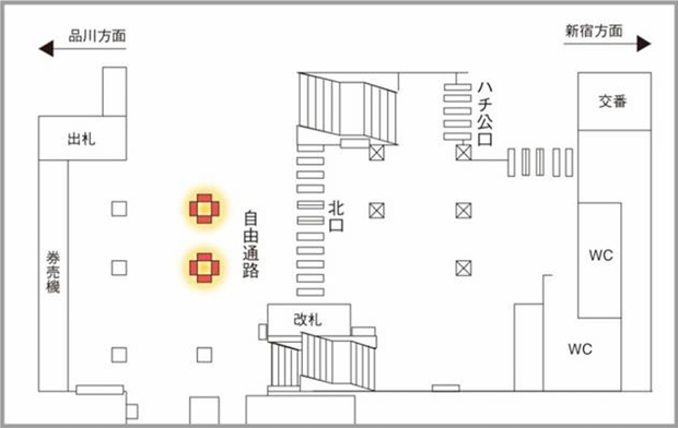 [Jr Shibuya Station] Shibuya Station Hachi Public Gate J ・ Ad Vision