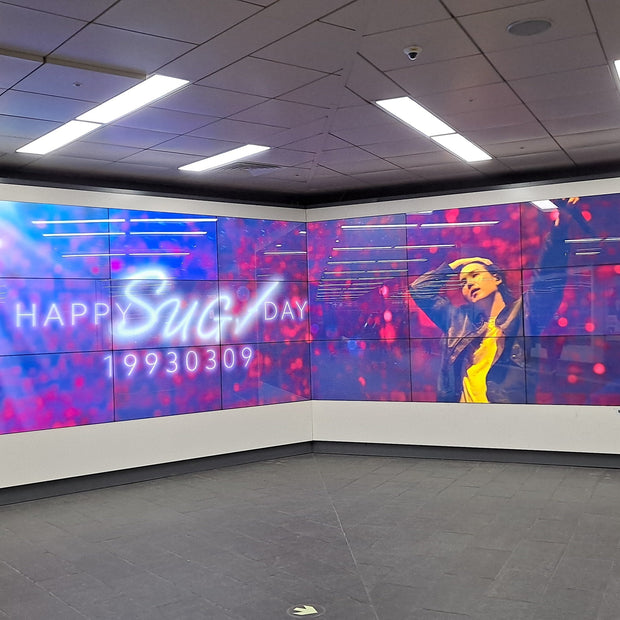 [BTS Suga] Hongdae Iriguchi Station 디지털 간판 최애 광고사례 연구 (2024/03)